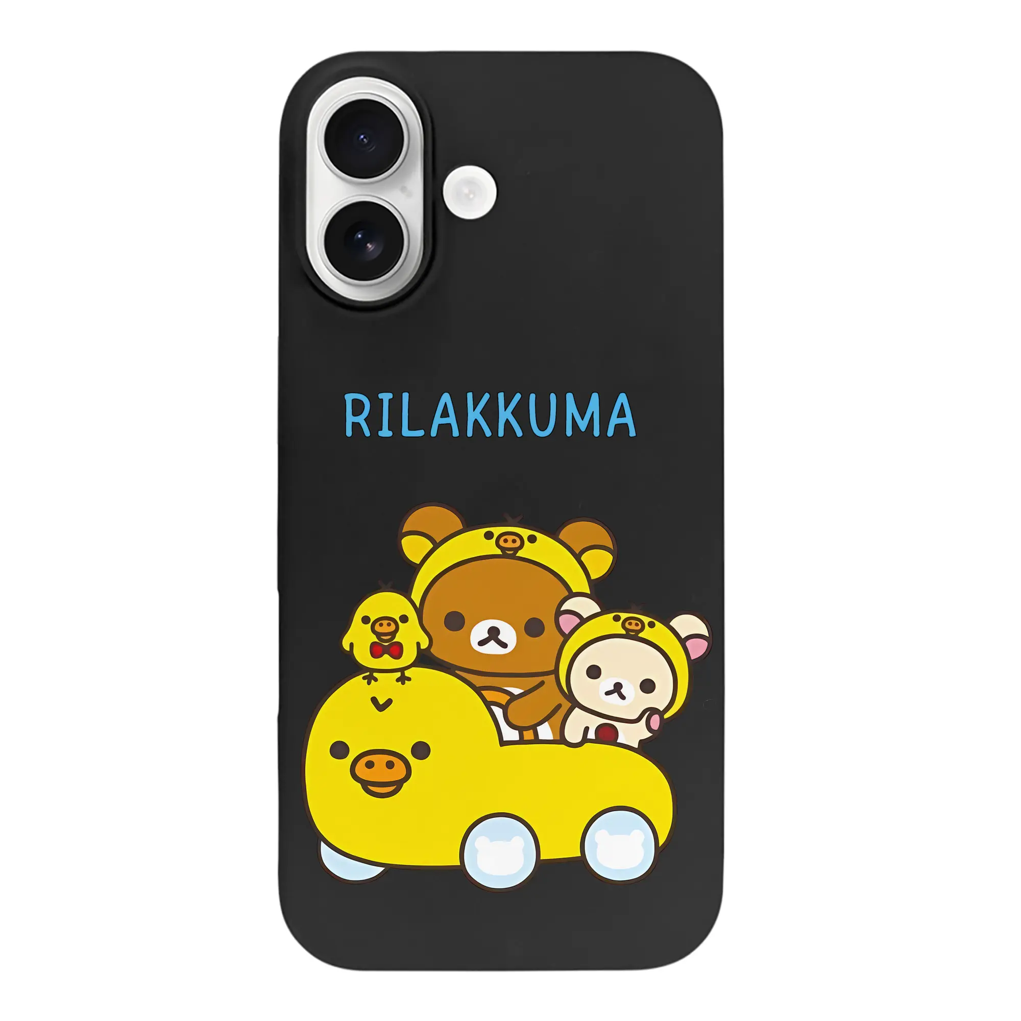 リラックマ (Rilakkuma) グッズ キイロイトリ (Kiiroitori) - iPhone 17 シリーズ シリコンケース 薄型 耐衝撃 指紋防止 ソフトタッチカバー 精密フィット 傷防止 保護ケース iPhone 17/17 Air/17 Pro/17 Pro Max 対応